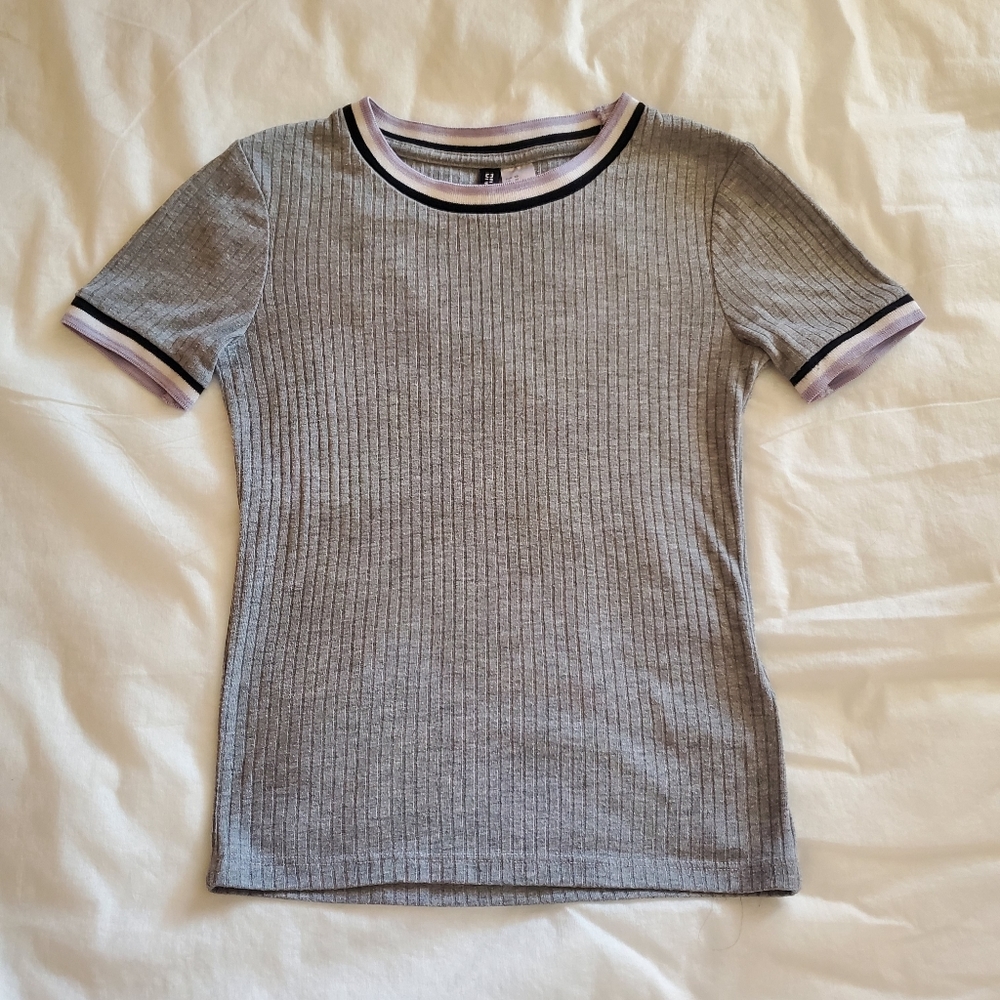 Ribbed Fitted Women's Top